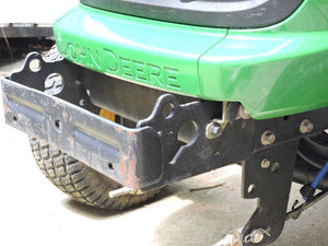 Tractor De Césped Collect N Play John Deere A Escala 1/32, Color Verde